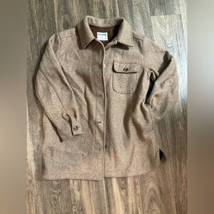 Old Navy Tan Wool Blend Jacket